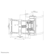 TELEVIZORIAUS ACC MONTAVIMAS prie sienos / WL40S-910BL16 NEOMOUNTS TELEVIZORIAUS ACC MONTAVIMAS prie sienos / WL40S-910BL16 NEOMOUNTS