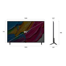 TV Set, LG, 55 ", 4K Ultra HD, 3840 x 2160 pixels, Flat, 16:9, QNED, 55QNED80A3A