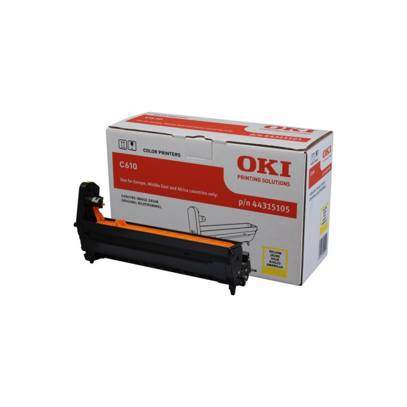 Oki būgnas C 610 Yellow 20k