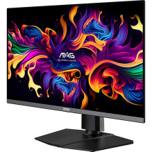 Monitor, MSI, 26.5 ", 3840 x 2160 pixels, 4K Ultra HD, Native aspect ratio 16:9, QD-OLED, MAG272UPQD-OLEDX24