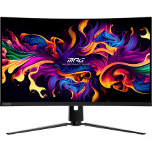 Monitor, MSI, MPG 321CURX QD-OLED, 31.5", Gaming / Curved / 4K, Panel QD-OLED, 3840x2160, 16:9, 240 Hz, 0.03 ms, MP