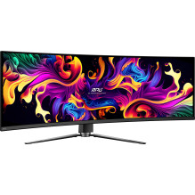 Monitor, MSI, MPG 491CQP QD-OLED, 49", Gaming / Curved, Panel QD-OLED, 5120x1440, 32:9, 144Hz, Matte, 0.03 ms, Swiv