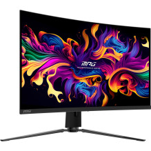Monitor, MSI, MPG 321CURX QD-OLED, 31.5", Gaming / Curved / 4K, Panel QD-OLED, 3840x2160, 16:9, 240 Hz, 0.03 ms, MP