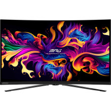 Monitor, MSI, MPG 321CURX QD-OLED, 31.5", Gaming / Curved / 4K, Panel QD-OLED, 3840x2160, 16:9, 240 Hz, 0.03 ms, MP