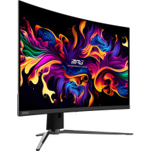 Monitorius, MSI, MPG 321CURX QD-OLED, 31.5", Žaidimų / Išlenktas / 4K, Panelė QD-OLED, 3840x2160, 16:9, 240 Hz, 0.0