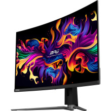 Monitor, MSI, MPG 321CURX QD-OLED, 31.5", Gaming / Curved / 4K, Panel QD-OLED, 3840x2160, 16:9, 240 Hz, 0.03 ms, MP