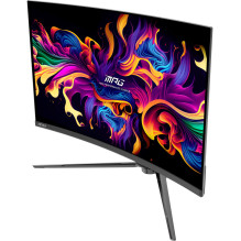 Monitor, MSI, MPG 321CURX QD-OLED, 31.5", Gaming / Curved / 4K, Panel QD-OLED, 3840x2160, 16:9, 240 Hz, 0.03 ms, MP