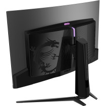Monitorius, MSI, MPG 321CURX QD-OLED, 31.5", Žaidimų / Išlenktas / 4K, Panelė QD-OLED, 3840x2160, 16:9, 240 Hz, 0.0