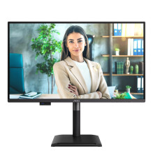 LCD Monitor, AOC, 27 ", 2560 x 1440 pixels, Wide Quad HD, Native aspect ratio 16:9, Flat, Q27P4U