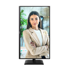 LCD Monitor, AOC, 27 ", 2560 x 1440 pixels, Wide Quad HD, Native aspect ratio 16:9, Flat, Q27P4U