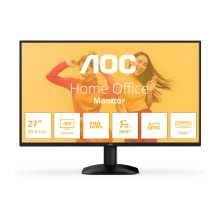 LCD Monitor, AOC, 27 ", 2560 x 1440 pixels, Quad HD, Native aspect ratio 16:9, LED, Flat, Q27B35S3