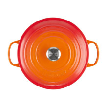 Virtuvės Indai - Le Creuset Signature Keptuvė 22cm Apvalus Ketaus Raudona