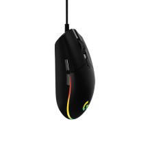 MOUSE USB OPTICAL G203 / BLACK 910-005796 LOGITECH