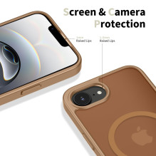 Tech-Protect BasicMag MagSafe Case for iPhone 16e / 17e - Brown