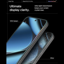 Spigen Glas.tR EZ Fit Pro 2-Pack Tempered Glass Screen Protector for Google Pixel 10A