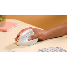 MOUSE USB OPTICAL WRL VERTICAL / WHITE RIGH 910-006475 LOGITECH
