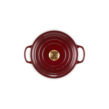Kitchenware Set - Le Creuset Signature Frying Pan 2.4L Cast Iron Enamelled Round 20cm Rhone