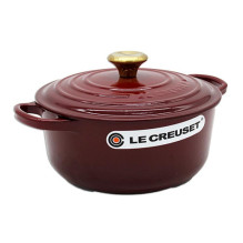 Virtuvinė Indų Rinkinys - Le Creuset Signature Keptuvė 2.4L Ketaus Emaliuota Apvali 20cm Rhone