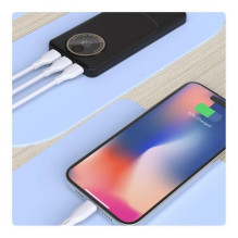 Išorinė baterija Dudao 'K12Pro' juodas 22.5W 20000mAh (PD / QC3.0)