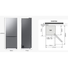 Šaldytuvas SAMSUNG RB53DG703ES9EO