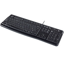 LOGITECH K120 Corded Keyboard - BLACK - USB - US INT'L - EER