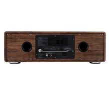 AKAI AM-100 RHAPSODY Stereo system 30W RMS, Bluetooth 5.0, DAB+ / FM, CD / USB, AUX, brown black
