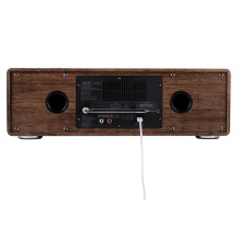 AKAI AM-100 RHAPSODY Stereo system 30W RMS, Bluetooth 5.0, DAB+ / FM, CD / USB, AUX, brown black