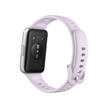 Huawei Band 11 Silver Durable Polymer Case with Purple Fluoroelastomer Strap Huawei Band 11 Silver Durable Polymer Case with Purple Fluoroelastomer Strap