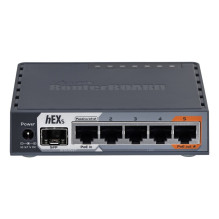 Mikrotik hEX S laidinis maršrutizatorius Gigabit Ethernet Juodas Mikrotik hEX S laidinis maršrutizatorius Gigabit Ethernet Juodas