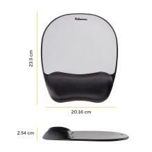 MOUSE PAD MEMORY FOAM / SILVER STREAK 9175801 FELLOWES