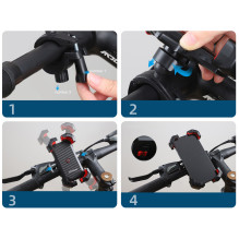 Joyroom bike / scooter / motorcycle phone holder black (JR-ZS288)