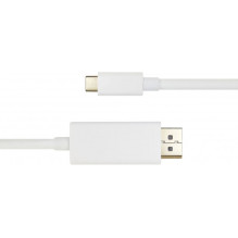 Deltaco USB-C - DisplayPort 2m White