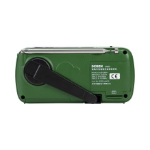 Emergency radio PNI Degen DE13, FM-AM-SW, with solar power, accumulator or AAA batteries, SOS functions, flashlight, sig
