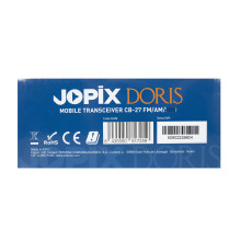 CB radijo stotis JOPIX Doris 40CH, AM / FM, 4W, ASQ, Roger Beep, VOX, 12-24V CB radijo stotis JOPIX Doris 40CH, AM / FM, 4W, ASQ, Roger Beep, VOX, 12-24V