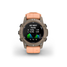 „Garmin Descend G2 Paloma“ su rožinės spalvos dirželiu