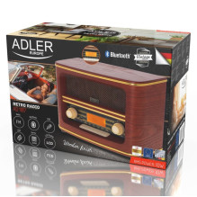 Retro Radio - Adler AD 1187 FM Bluetooth Alarm Clock LCD