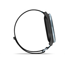 Garmin Approach J1 Cloud blue aluminium bezel with black / azure ComfortFit fabric band