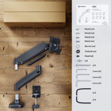MONITOR ACC DESK MOUNT / 13-32" BLACK G50-B ONKRON