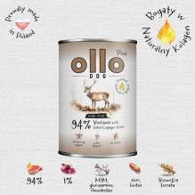 OLLO Plus Collagen Deer - wet dog food - 400g OLLO Plus Collagen Deer - wet dog food - 400g
