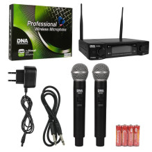 DNA Professional DVS2 - wireless microphone, 2 handheld transmitters + base unit (560-590 MHz)