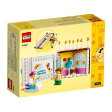 Konstruktorius - LEGO 40641 Gimtadienio Tortas 211 Elementų 90mm Aukščio
