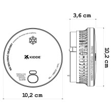 Set of two smoke detectors 2030-DSR3 KIDDE