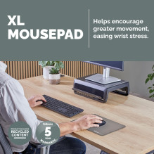 MOUSE PAD BREYTA XL / GREY 100139316 FELLOWES MOUSE PAD BREYTA XL / GREY 100139316 FELLOWES