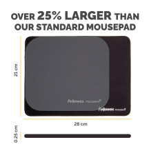 MOUSE PAD BREYTA XL / BLACK 100138995 FELLOWES MOUSE PAD BREYTA XL / BLACK 100138995 FELLOWES
