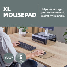 Pelės kilimėlis BREYTA XL / SMĖLIO SPALVOS 100139319 FELLOWES