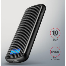 SSD ACC ENCLOSURE M.2 NVME / USB-C EEM2-SC AXAGON