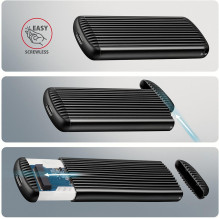 SSD ACC ENCLOSURE M.2 NVME / USB-C EEM2-SC AXAGON