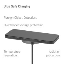 MOBILE CHARGER QI2 MAGSAFE / 25W BLACK CAC-3027 CLUB3D