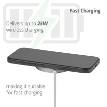 MOBILE CHARGER QI2 MAGSAFE / 25W WH CAC-3026 CLUB3D MOBILE CHARGER QI2 MAGSAFE / 25W WH CAC-3026 CLUB3D
