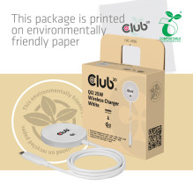 MOBILE CHARGER QI2 MAGSAFE / 25W WH CAC-3026 CLUB3D MOBILE CHARGER QI2 MAGSAFE / 25W WH CAC-3026 CLUB3D